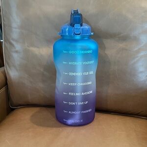 Gradient Motivational Water Bottle
